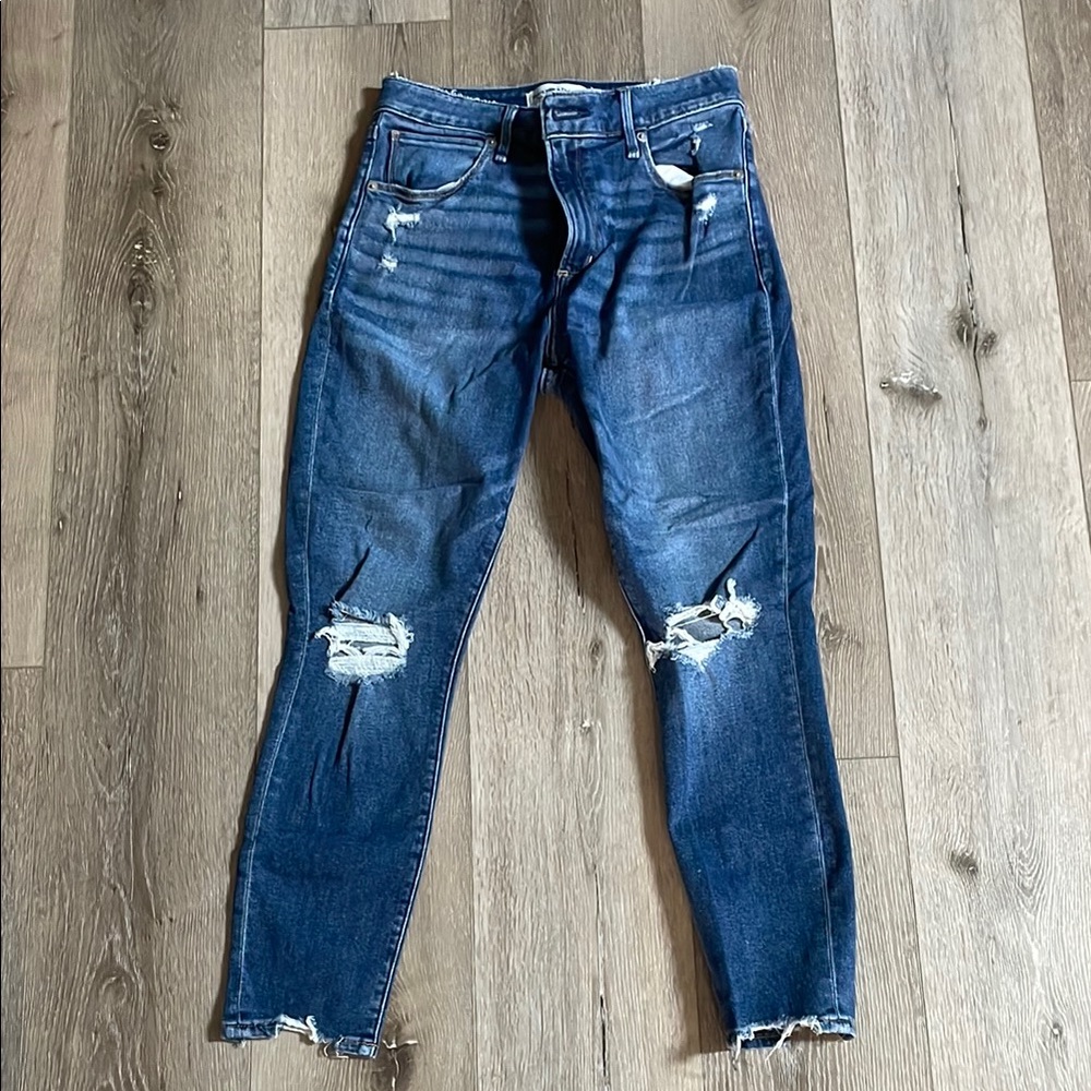 Abercrombie & Fitch High Rise Blue Jeans